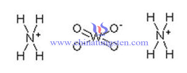 formule de métatungstate d'ammonium image